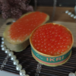 Tarro de caviar rojo +...